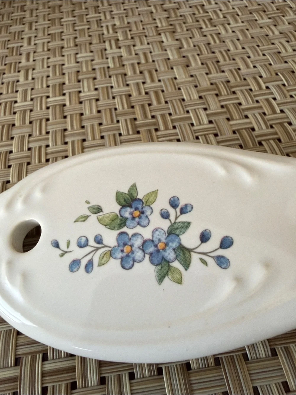 Vintage Meadow Lane Pfaltzgraff Spoon Rest cottagecore farmhouse